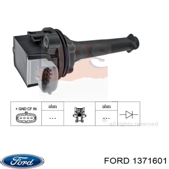 Котушка запалювання 1371601 Ford