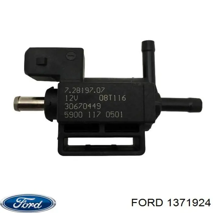 Клапан перетворювач тиску наддуву (соленоїд) Ford 1371924 ціна, від 23.47 USD