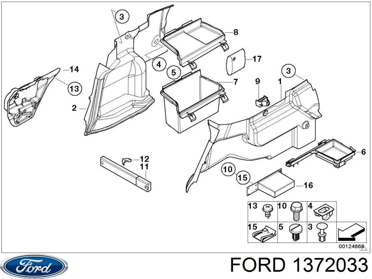  Ford 1372033 ціна, від 67.43 USD