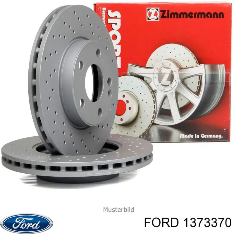 Гальмівні диски передні 1373370 Ford
