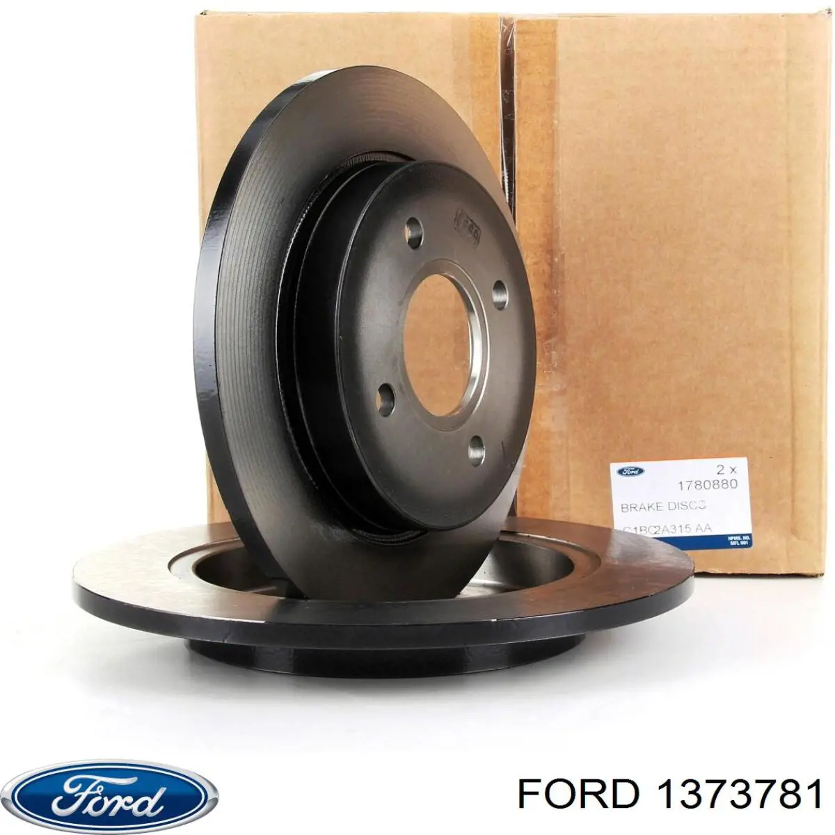 1373781 Ford диск гальмівний задній