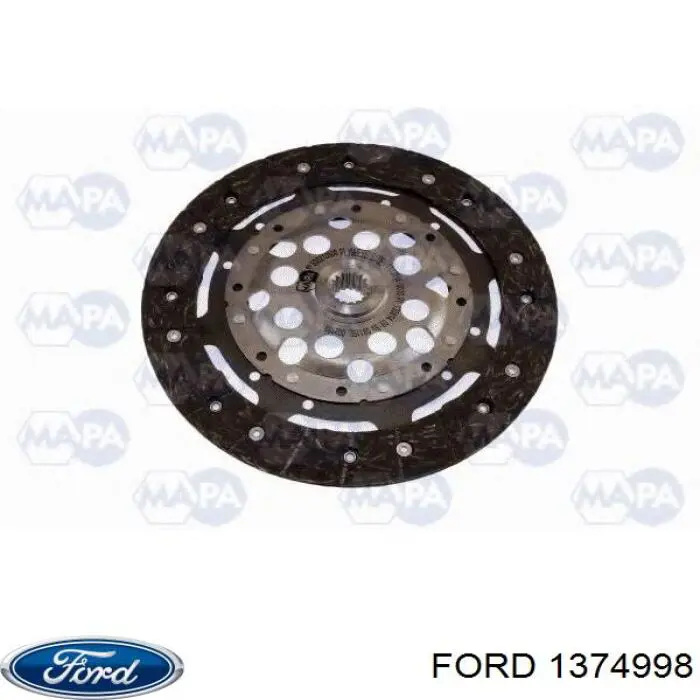Комплект зчеплення (3 частини) Ford 1374998 ціна, від 135.75 USD