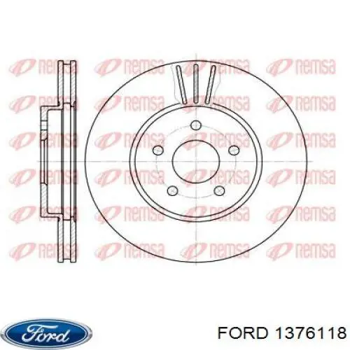 1376118 Ford Гальмо дискове переднє