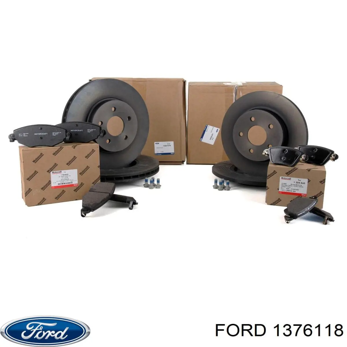 Диск гальмівний передній Ford 1376118