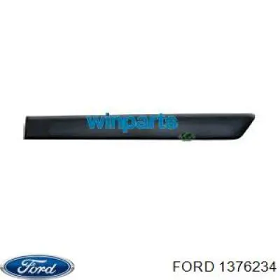 Молдинг задніх лівих дверей Ford Fiesta 5 (JH, JD) (Форд Фієста)
