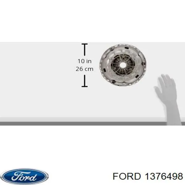 1376498 Ford комплект зчеплення (3 частини)