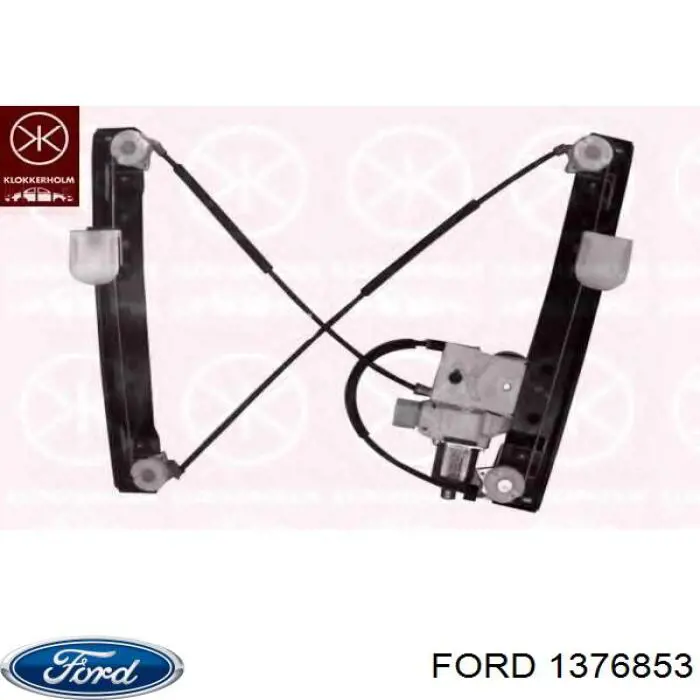 1376853 Ford двигун склопідіймача двері передньої, правої