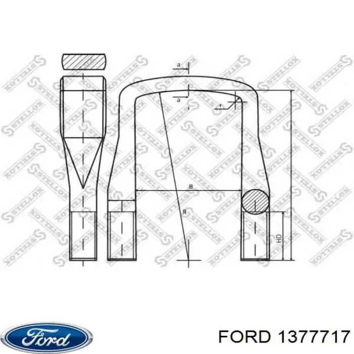 Насос гідропідсилювача керма (ГПК) 1377717 Ford