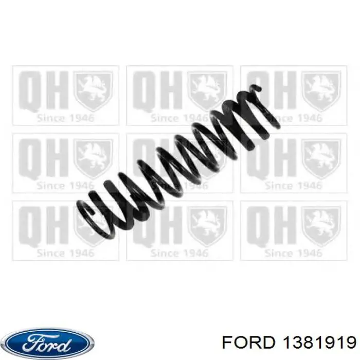 1381919 Ford пружина задня