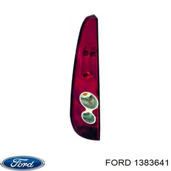 Ліхтар задній лівий Ford Fiesta 5 (JH, JD) (Форд Фієста)