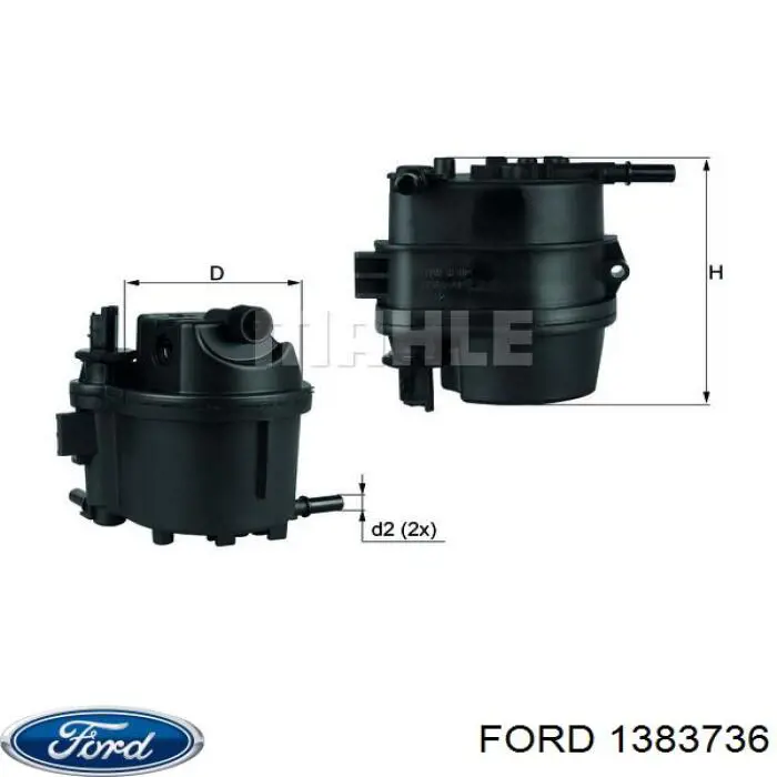 1383736 Ford Фільтр палива