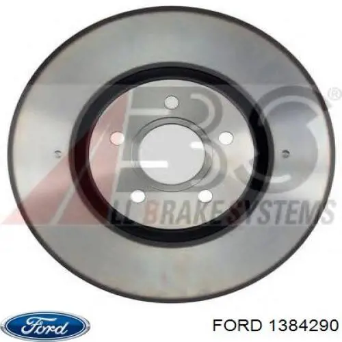 1384290 Ford диск гальмівний передній