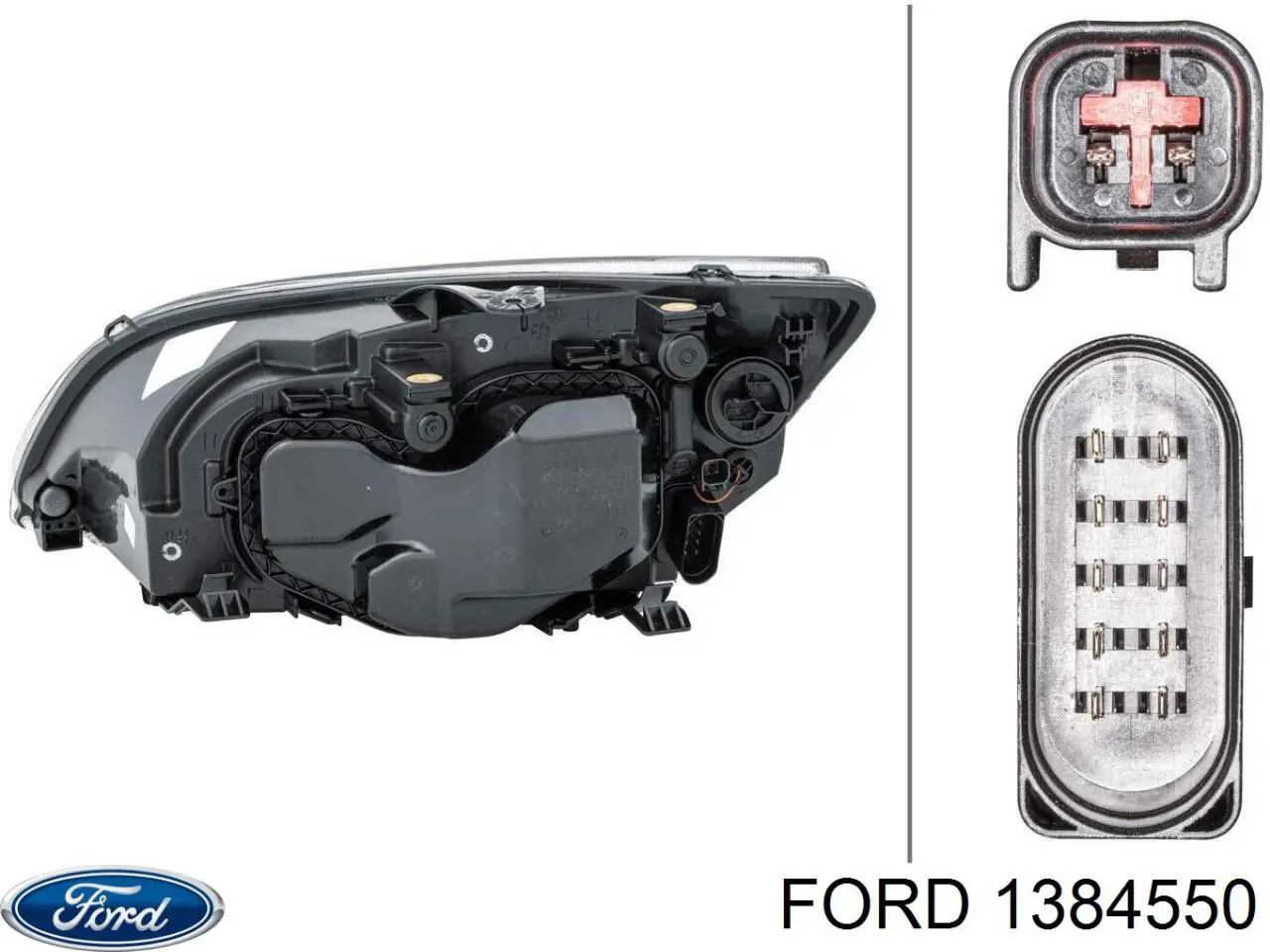 Фара права 1384550 Ford