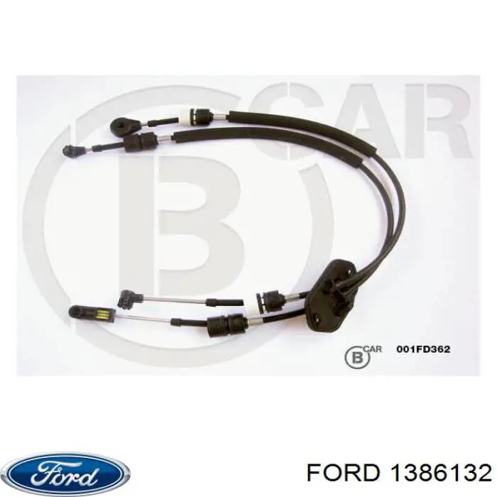 Трос перемикання передач, здвоєний Ford 1386132 ціна, від 73.54 USD