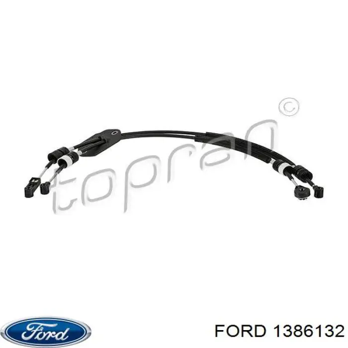 1386132 Ford трос перемикання передач