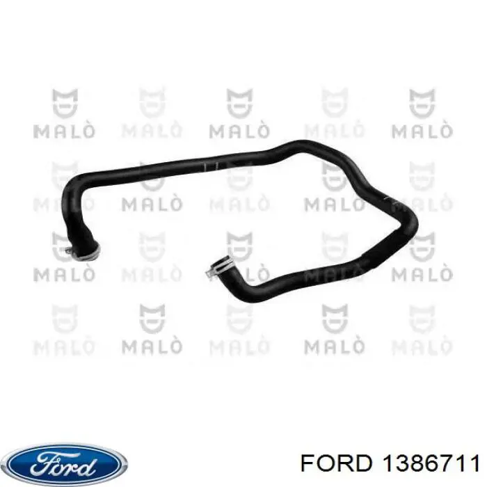Купити 1386711 Ford Шланг/патрубок радіатора охолодження, нижній