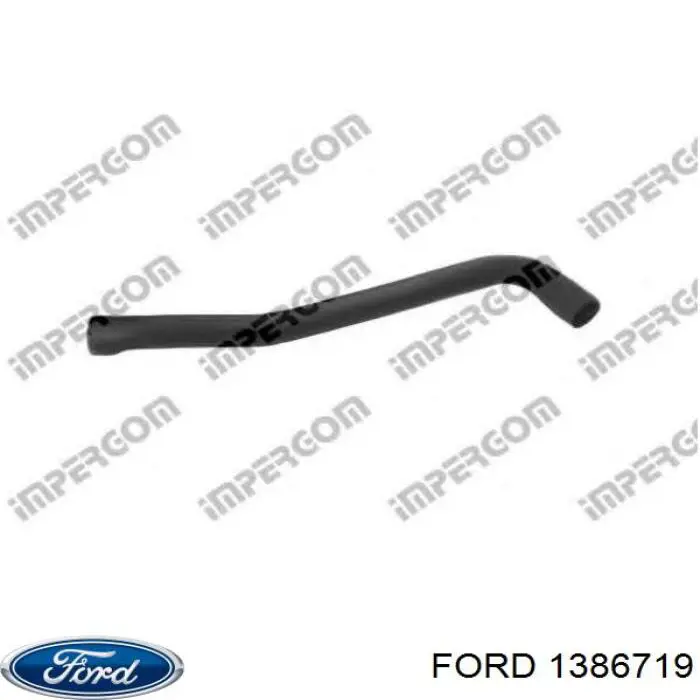 1386719 Ford шланг/патрубок радіатора охолодження, верхній