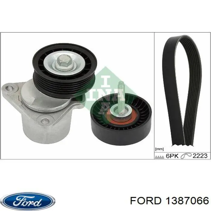 Купити 1387066 Ford Ролик приводного ременя, паразитний