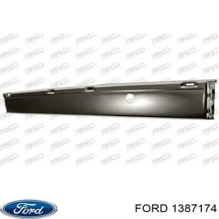 4494001 Ford бампер задній, центральна частина