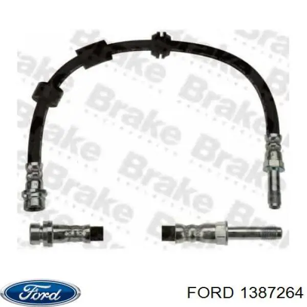Шланг гальмівний передній Ford 1387264 ціна, від 6.46 USD