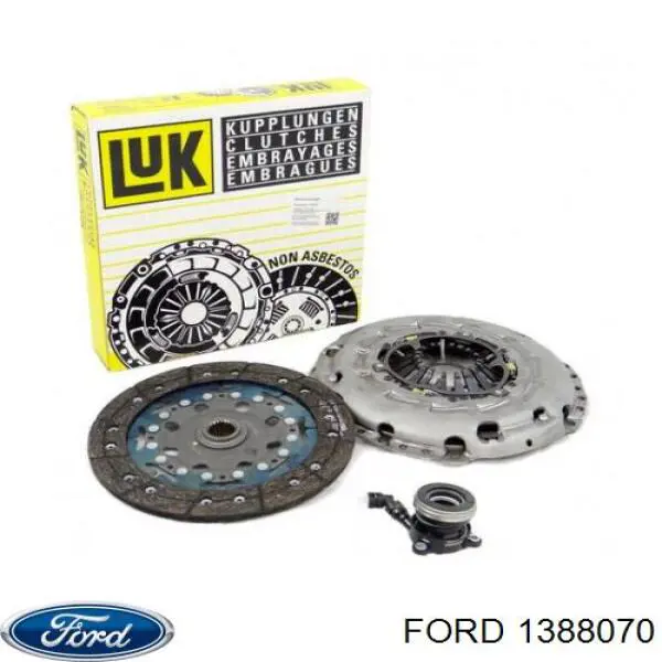 Комплект зчеплення (3 частини) Ford 1388070 ціна, від 278.00 USD