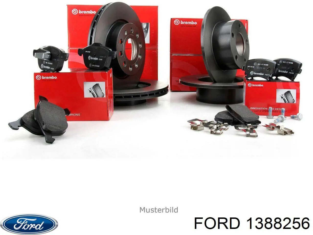 Гальмівні диски передні 1388256 Ford