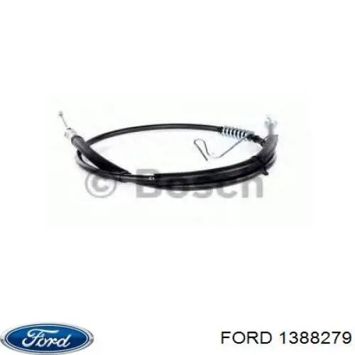 Трос стоянкового гальма задній лівий Ford 1388279 ціна, від 15.23 USD