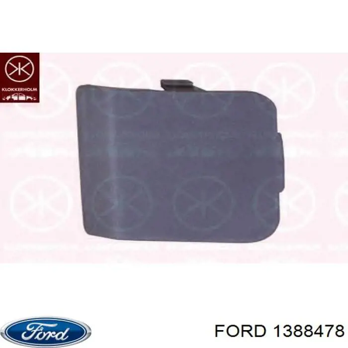 Заглушка бампера буксирувального гака, передня Ford 1388478 ціна, від 3.75 USD