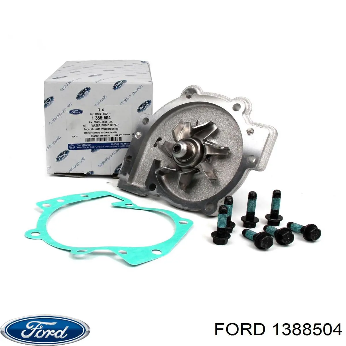 1388504 Ford помпа водяна, (насос охолодження)