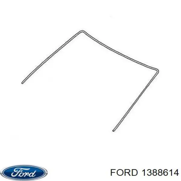 Молдинг лобового скла Ford Focus 2 (CA5) (Форд Фокус)