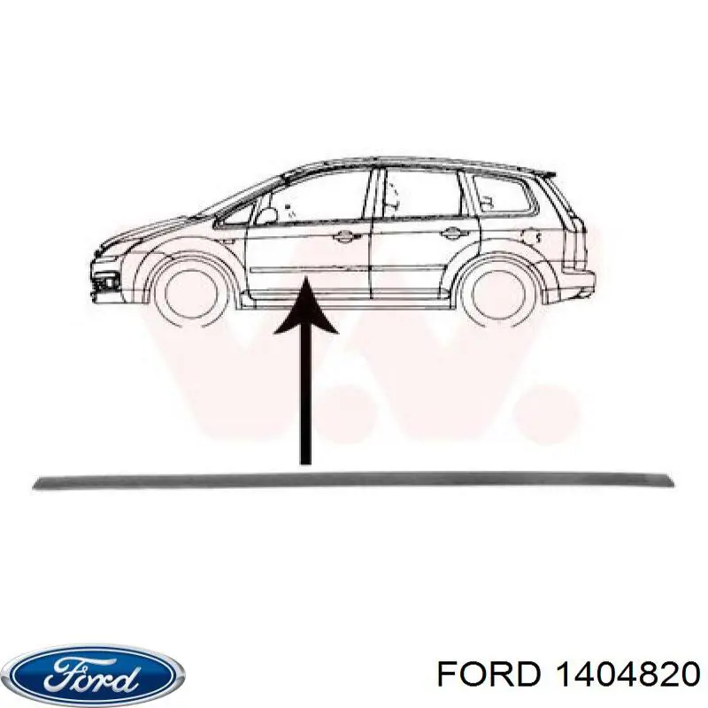 Сопло омивача лобового скла Ford 1404820 ціна, від 4.42 USD