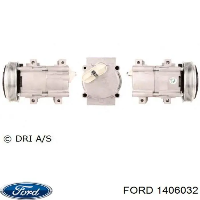 Компресор системи кондиціювання Ford 1406032 ціна, від 192.11 USD