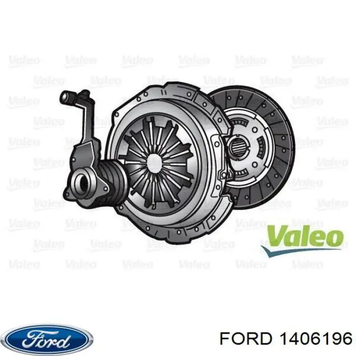 1772117 Ford комплект зчеплення (3 частини)