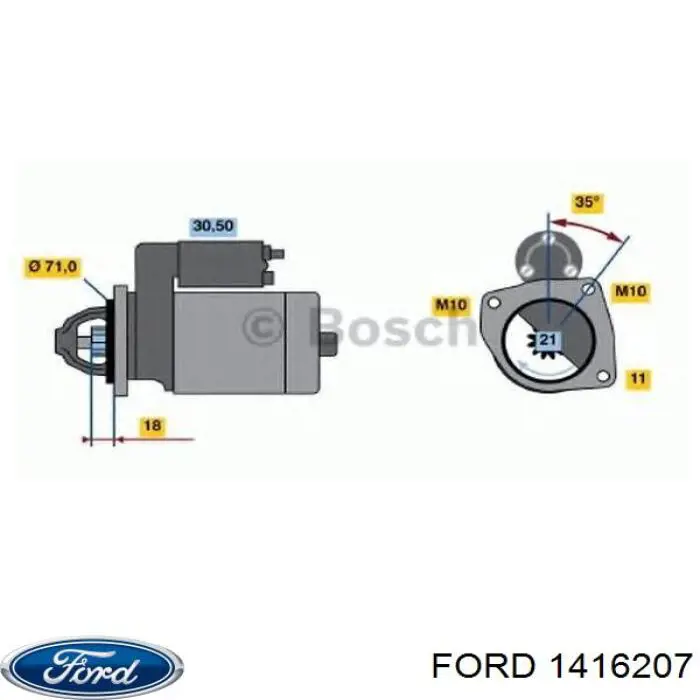 1416207 Ford стартер