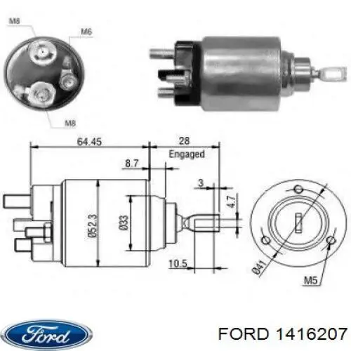 Стартер Ford 1416207 ціна, від 70.02 USD