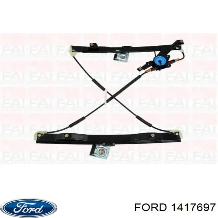 Механізм склопідіймача дверей передніх, правих Ford 1417697 ціна, від 26.43 USD