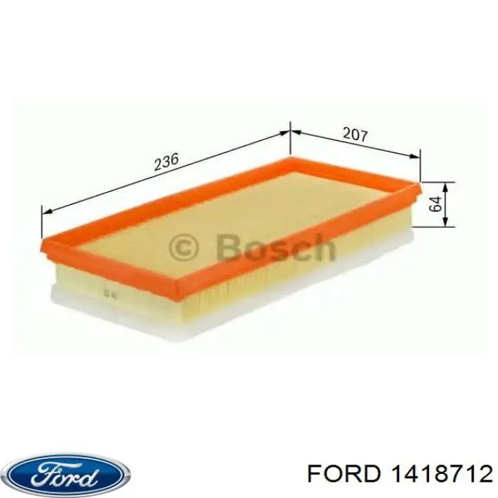 Фільтр повітряний Ford 1418712