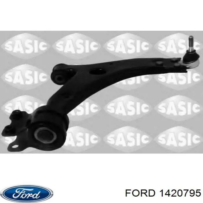 Важіль передньої підвіски нижній, правий 1420795 Ford