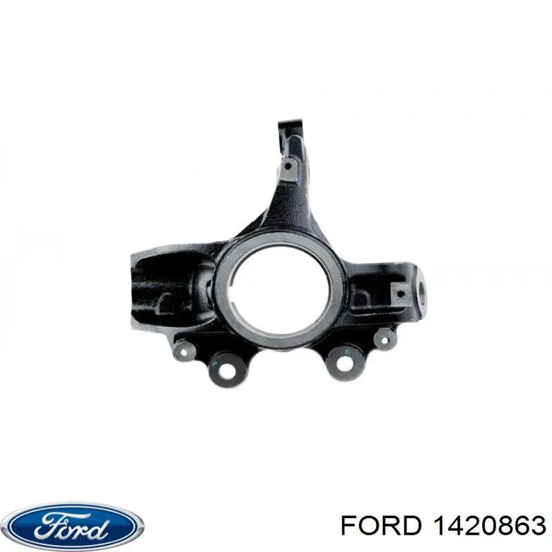 1308721 Ford Цапфа передня ліва