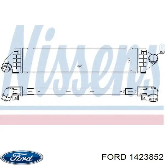 Система охолодження наддувочного повітря Ford 1423852 ціна, від 73.41 USD