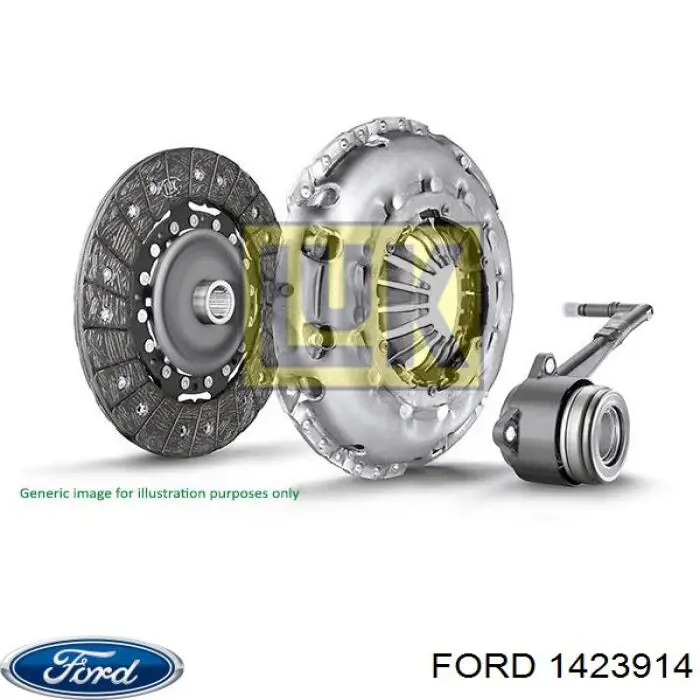 1423914 Ford комплект зчеплення (3 частини)