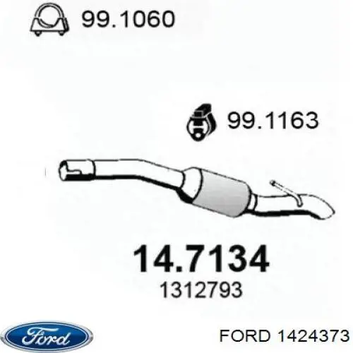 Купити 751389 Bosal Вихлоп