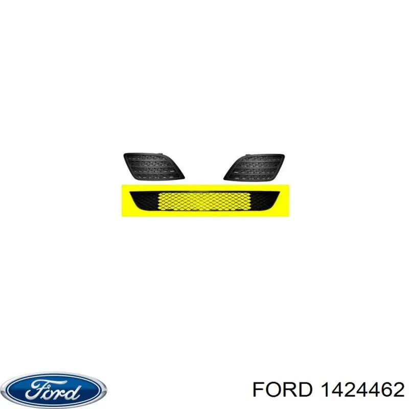 Решітка переднього бампера, центральна Ford 1424462 ціна, від 13.18 USD