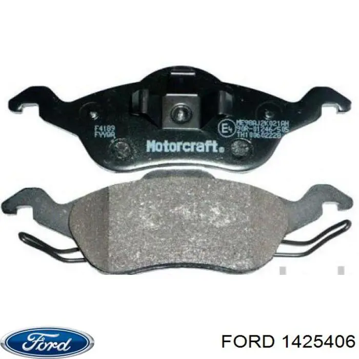 Передні тормозні колодки 1425406 Ford