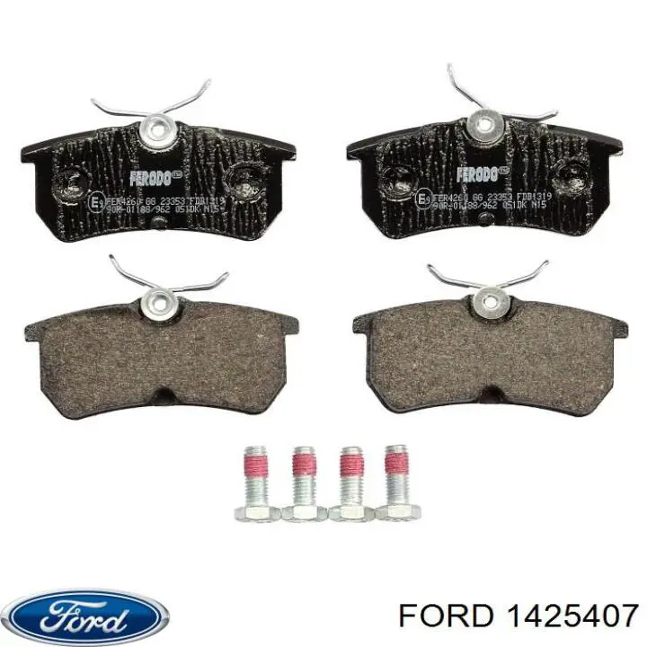 Задні дискові колодки Ford 1425407