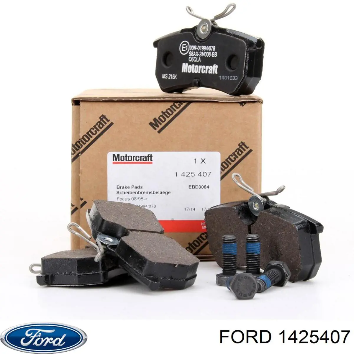 1425407 Ford колодки гальмові задні, дискові