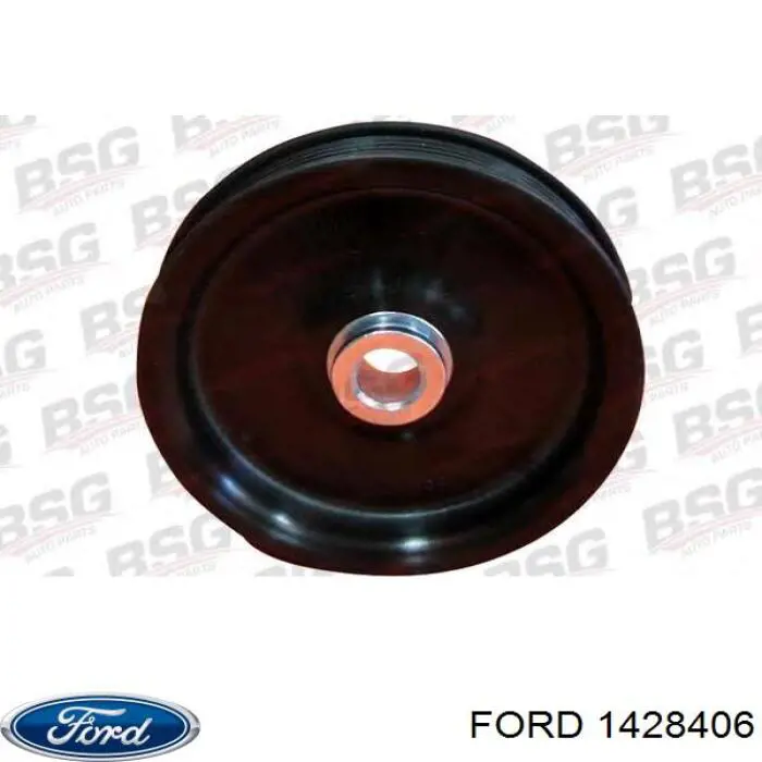 Купити 1428406 Ford Шків насосу гідропідсилювача керма (ГПК)