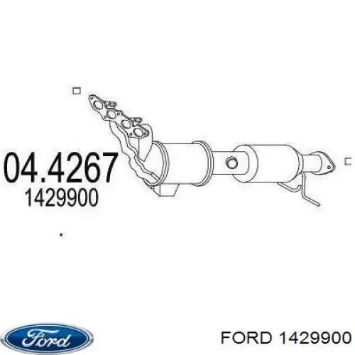 2572825 Ford Каталітичний нейтралізатор відпрацьованих газів