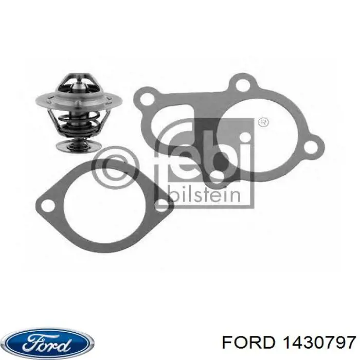 1430797 Ford накладка верхня передньої панелі/супорту радіатора