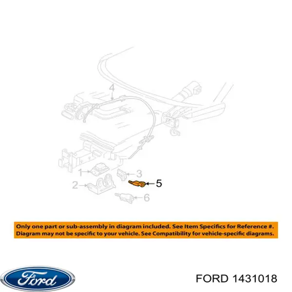 Втулка ресори Ford 1431018 ціна, від 7.42 USD